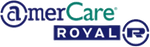 AmerCare Royal logo with a blue and green color scheme.
