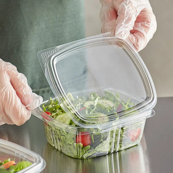 Ritepak  12 oz Hinged Deli Cont Clear image 0