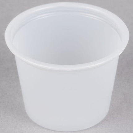 4 oz. Plastic Souffle Cup Clear - Karat (2500/case)