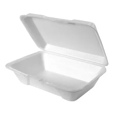 9x6x3 Large Deep Hinged Container - Genpak (200/case)