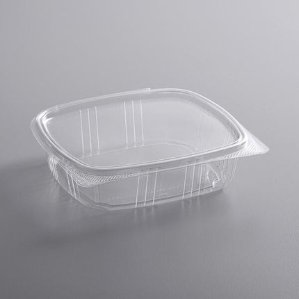 24 oz PET Plastic Hinged Deli Container - Karat (300/case)