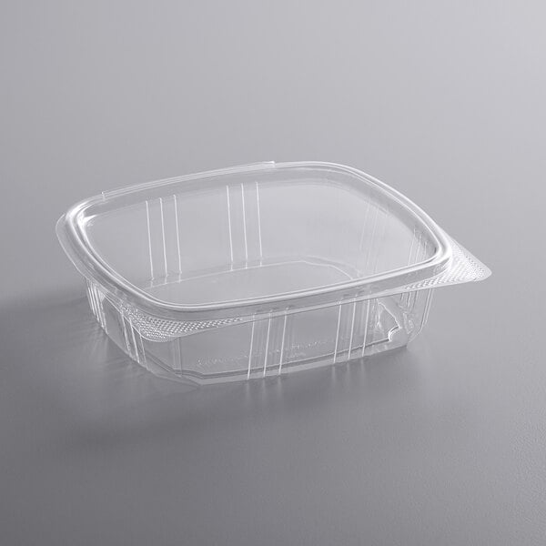24 oz PET Plastic Hinged Deli Container - Karat (300/case)
