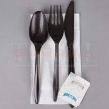 Empress  6 pc Heavy Weight Cutlery Black image 0