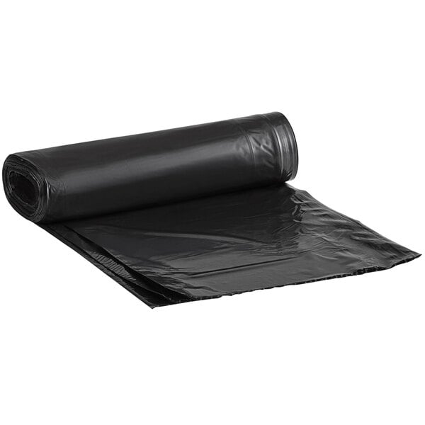 38x58 Garbage Bags Black Folded - 55 Gallon (100/case)