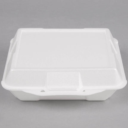 9x6x3 Large Deep Hinged Container - Genpak (200/case)