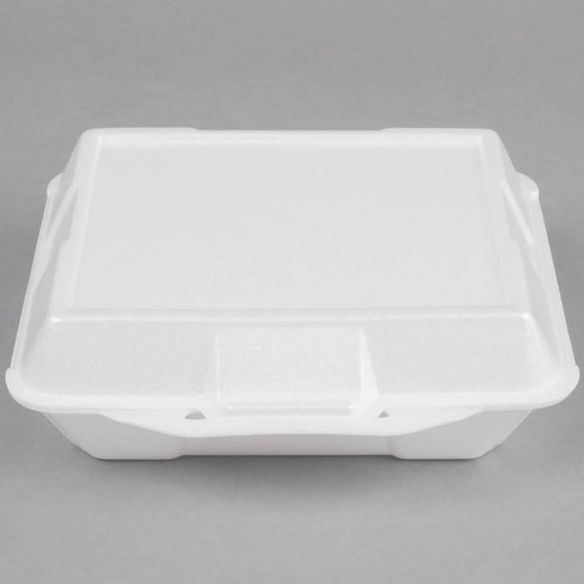 9x6x3 Large Deep Hinged Container - Genpak (200/case)