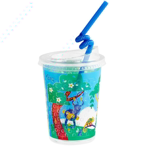 12 oz Kids Cup Jungle Theme Combo - Amer Care Royal (250/case)