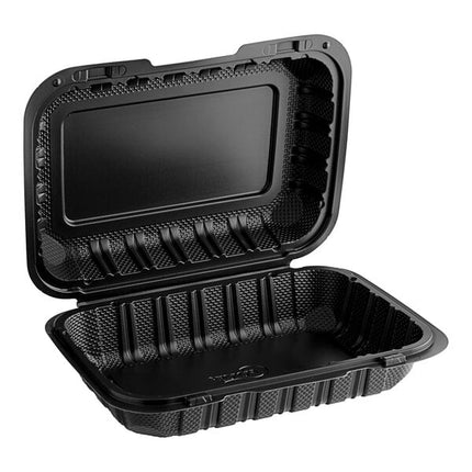 9x6 Hinged Cont Blk Clear Lid - Anchor (120/case)
