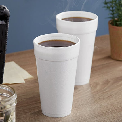 20 oz White Foam Cup - Dart (500/case)