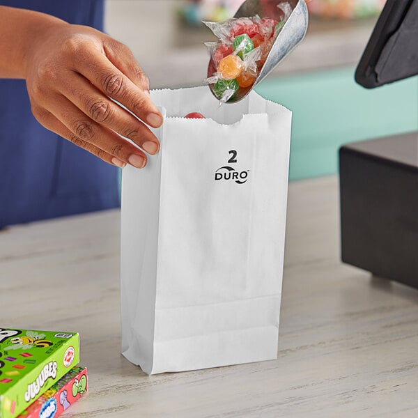 2 lb Bag White – Duro (500/case)