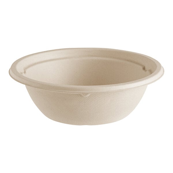 24 oz Compostable Fiber Burrito Bowl - Responsible (400/case)