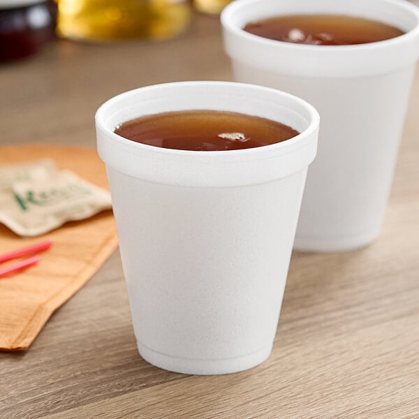 8 oz White Foam Cup - Dart (1000/case)
