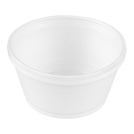8 oz Extra Squat White Foam Cup - Dart (1000/case)