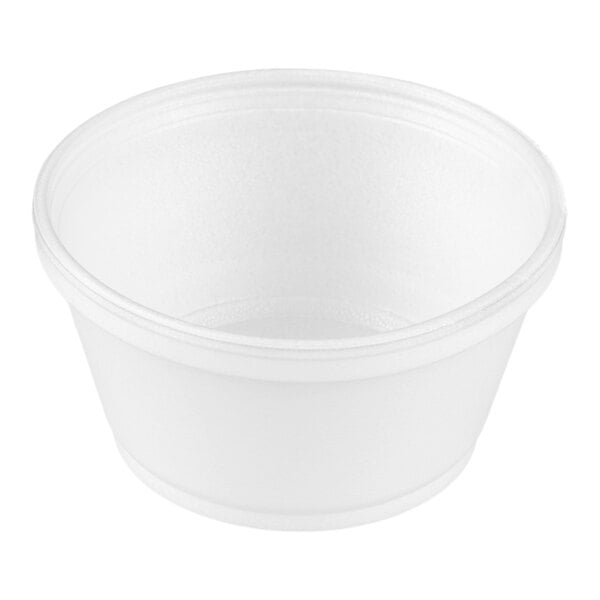 8 oz Extra Squat White Foam Cup - Dart (1000/case)