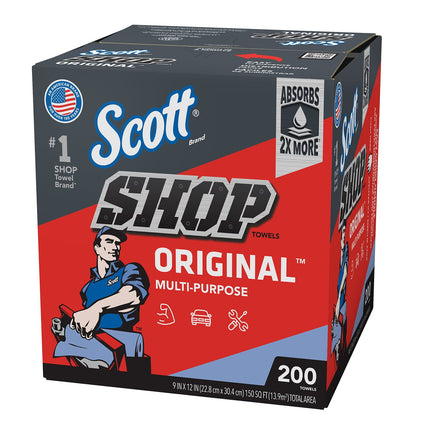 Rags in a Box 200 Blue - Scott (200/case)