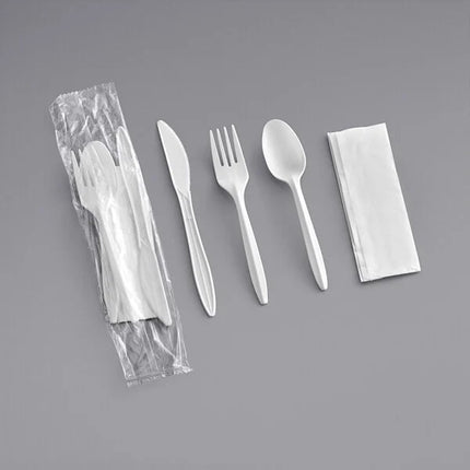 Empress  4 pc Med Weight Cutlery White image 1