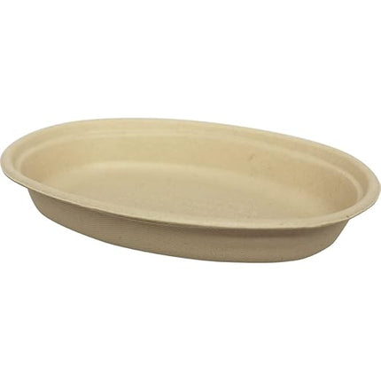 32 oz Compostable Fiber Burrito Bowl - Responsible (300/case)