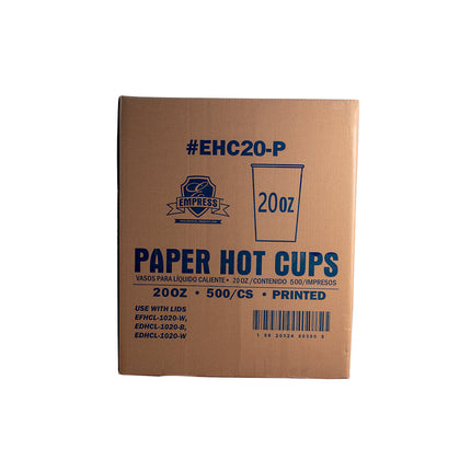 20 oz Coffee Cup Good Day Print  500/cs - Empress (500/case)