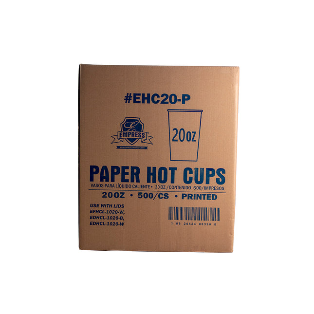 20 oz Coffee Cup Good Day Print  500/cs - Empress (500/case)