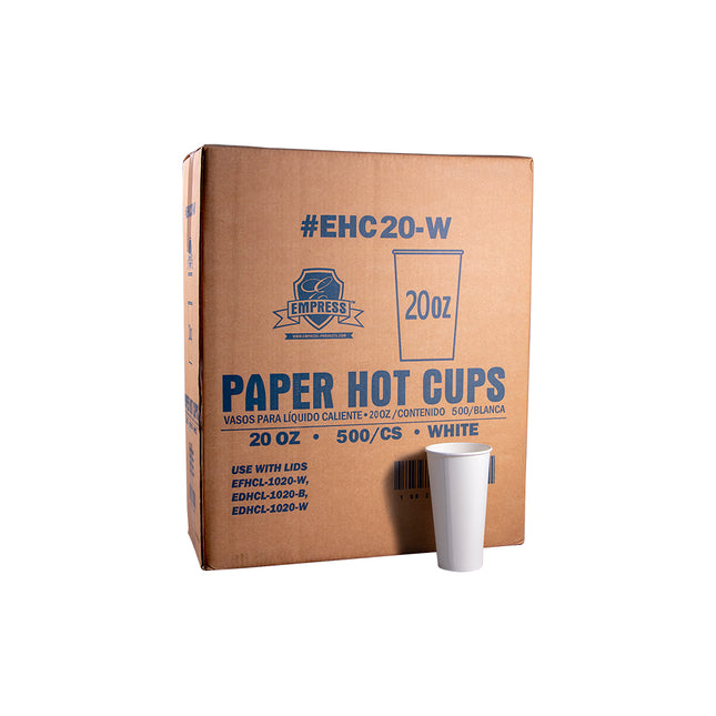 20 oz Coffee Cup White - Empress (500/case)