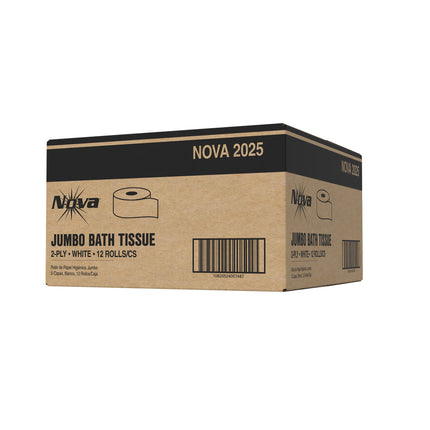 Jumbo 9" Toilet Paper 2ply – Nova (12/case)