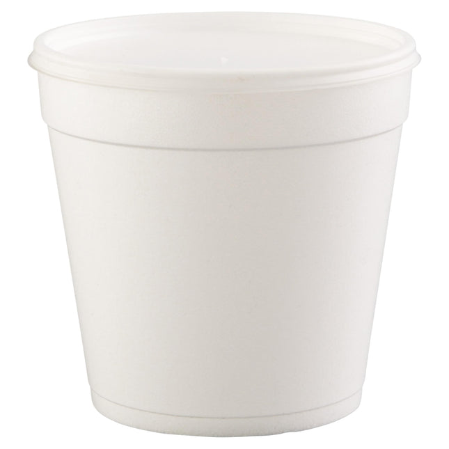 32 oz White Foam Cup Soup Bowl 32mj48 - Dart (500/case)