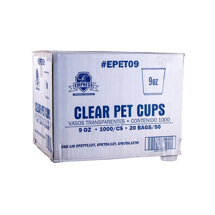 9 oz PET Cup – Empress (500/case)