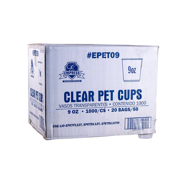 9 oz PET Cup – Empress (500/case)