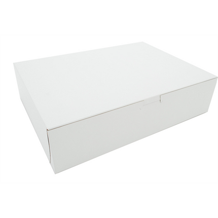 12x9x3.75 Bakery Box White - Professional Food Service (25/case)
