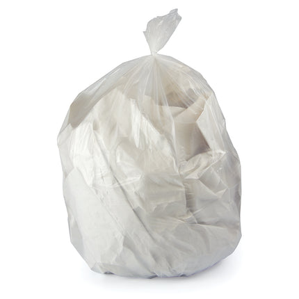 50 Gallon Trash Bag Clear - 40x48" 250/case - EXP -404814N