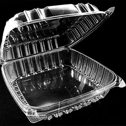 9x9x3 C95PST1 - Hinged Container Clear - Dart (250/case)