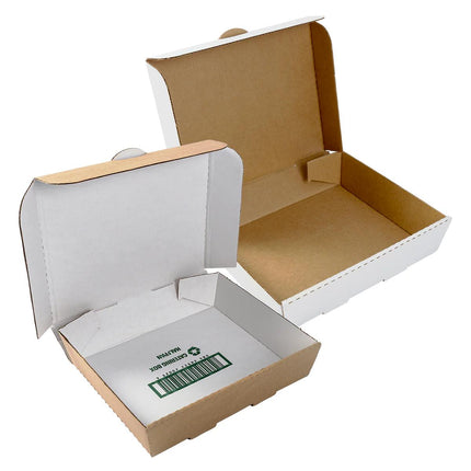 13x10.88x4 Deep Half Pan Corrugated Catering Box - Amer Care Royal (50/case)