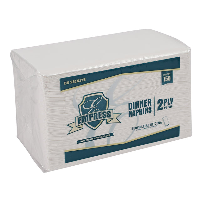 2 PLY 1/8 Fold Dinner Napkin - Empress (3000/case)