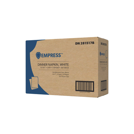 2 PLY 1/8 Fold Dinner Napkin - Empress (3000/case)