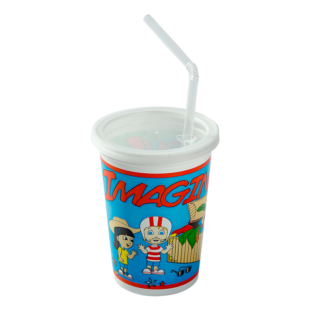 12 oz Kids Cup Jungle Theme Combo - Amer Care Royal (250/case)