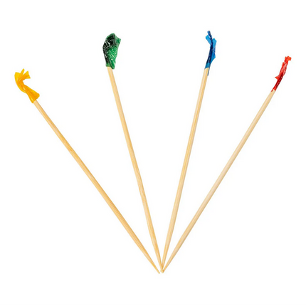 AmerCareRoyal Frill Picks Regular Bamboo 10 / 1000 cs