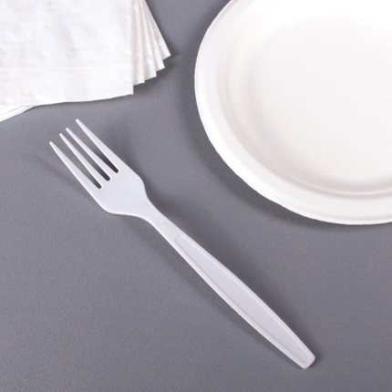 Karat  Fork Heavy Weight White Loose image 0