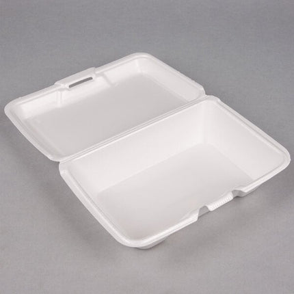 9x6x3 Large Deep Hinged Container - Genpak (200/case)