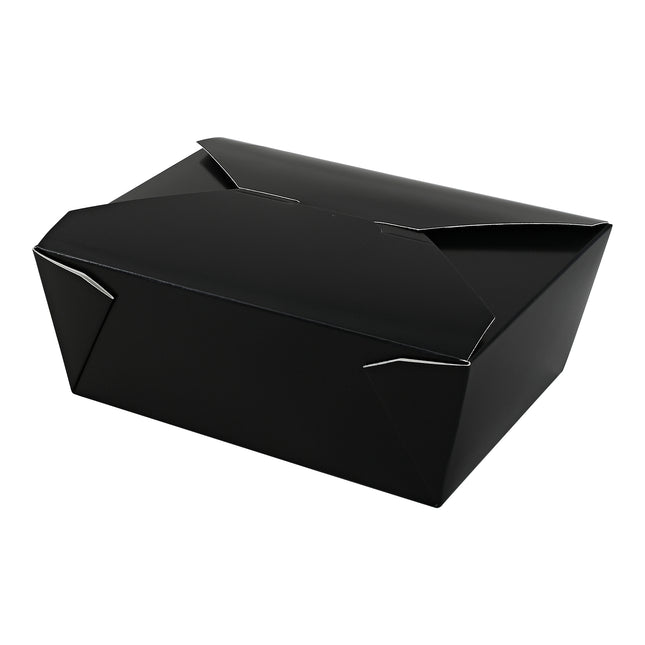 #8 Black Fold Takeout Box – Empress (300/case)