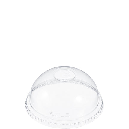 Dart  Clear Dome Lid w/Hole image 1