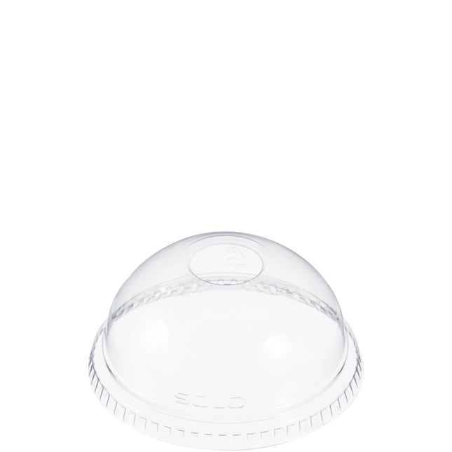 Dart  Clear Dome Lid w/Hole image 1