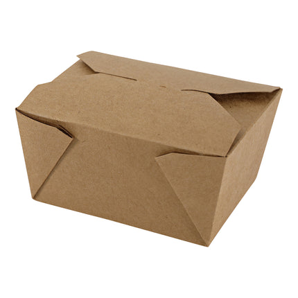 Kraft Microwavable Folded Paper #1 Box4.875" x 3.5" x 2.5" - 450/case