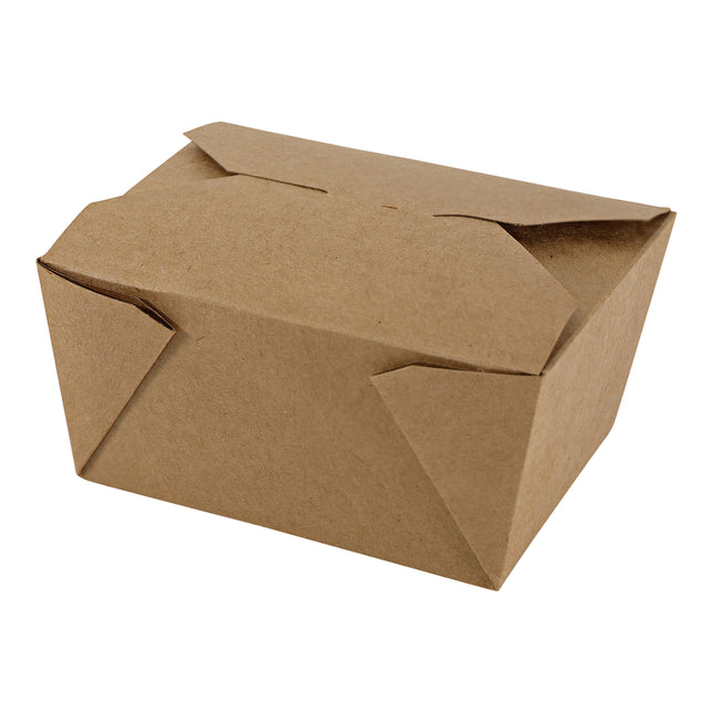 Kraft Microwavable Folded Paper #1 Box4.875" x 3.5" x 2.5" - 450/case