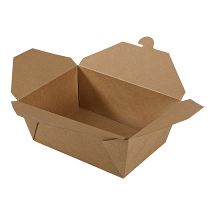 Empress #4 Kraft Folded Takeout Box 7.75" x 5.5" x 3.5" 160 / cs