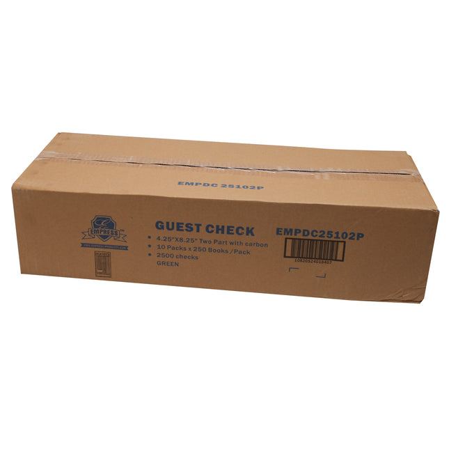 1 Ply 16 Line Guest Check - Empress (50/case)