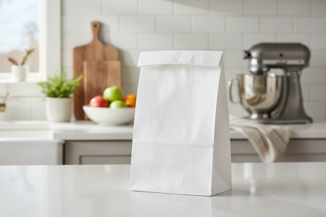 8 lb sos bag. kitchen setting