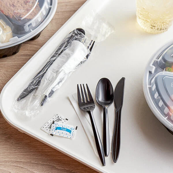 Empress  6 pc Heavy Weight Cutlery Black image 0