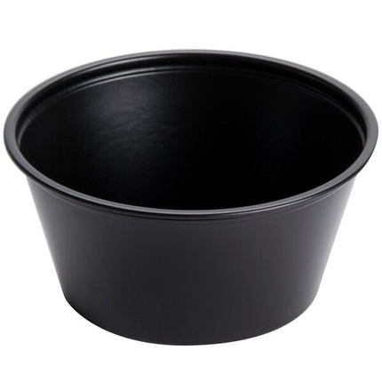 3.25 oz Souffle Cup Blk - Karat (2500/case)