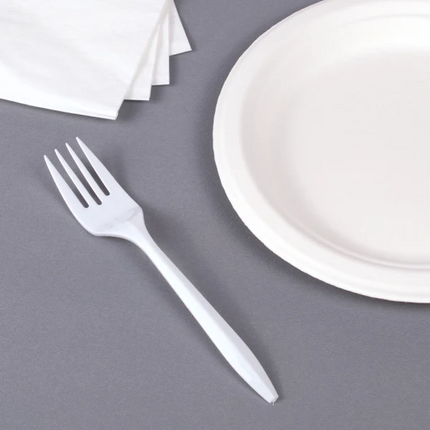 Fork  Med Weight White Loose image 0