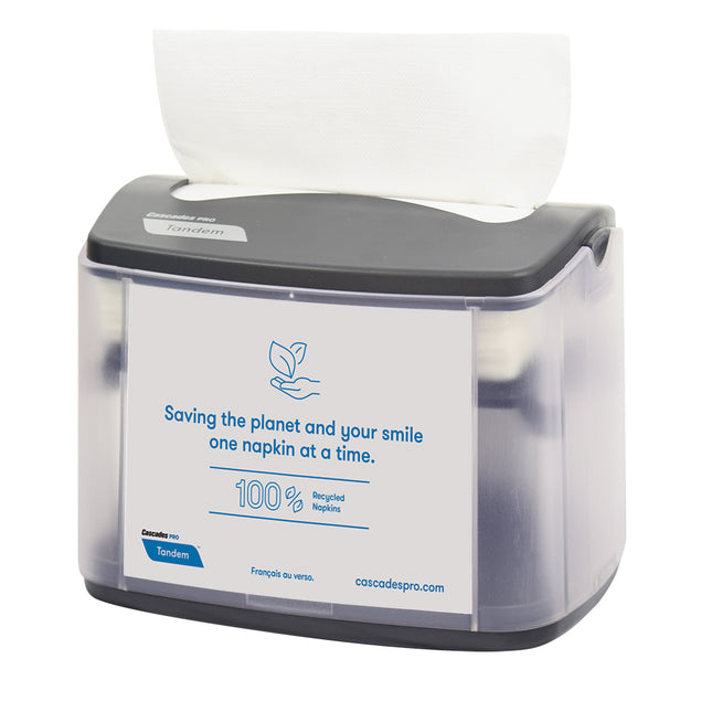 PRO  Tandem Interfold Napkin Dispenser Tabletop 6" - Cascades (1/case)